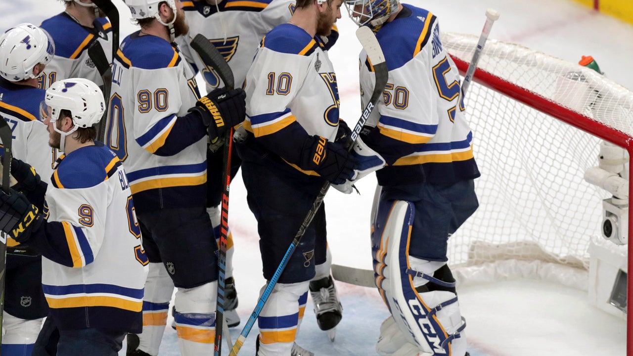 Road warrior Blues unfazed by Cup Final Game 7 in Boston